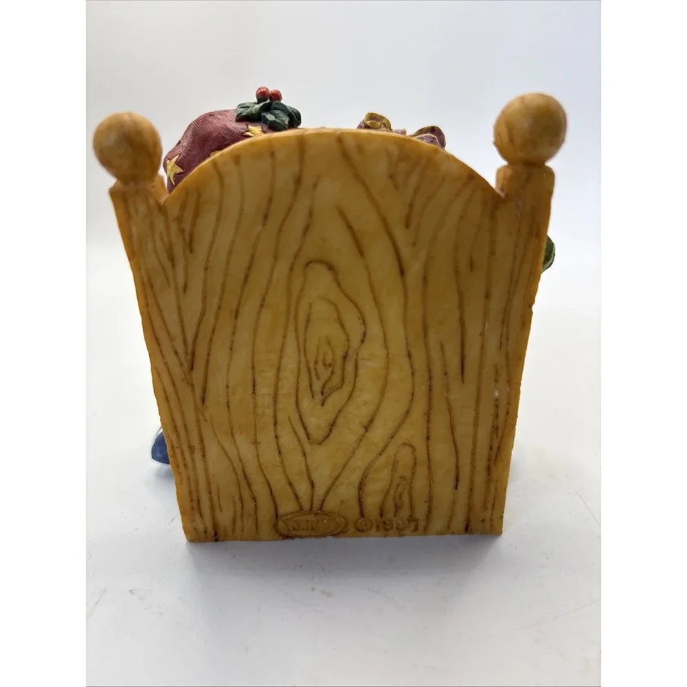 Vtg Youngs 1998 'Twas‎ The Night Before Christmas Resin Bear Collectible Decor